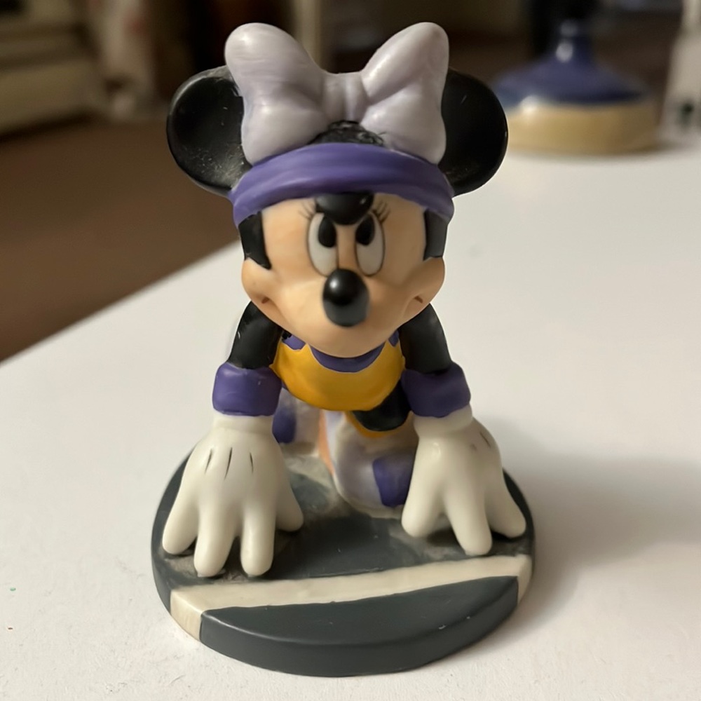 Track Star Mini Mouse Figurine!